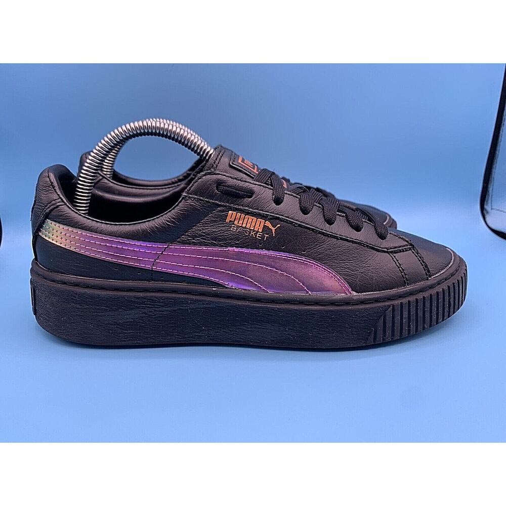 PUMA BASKET Casual Shoes Athletic Sneakers 364529 01 Kid's 6.5 / Women's Size 8